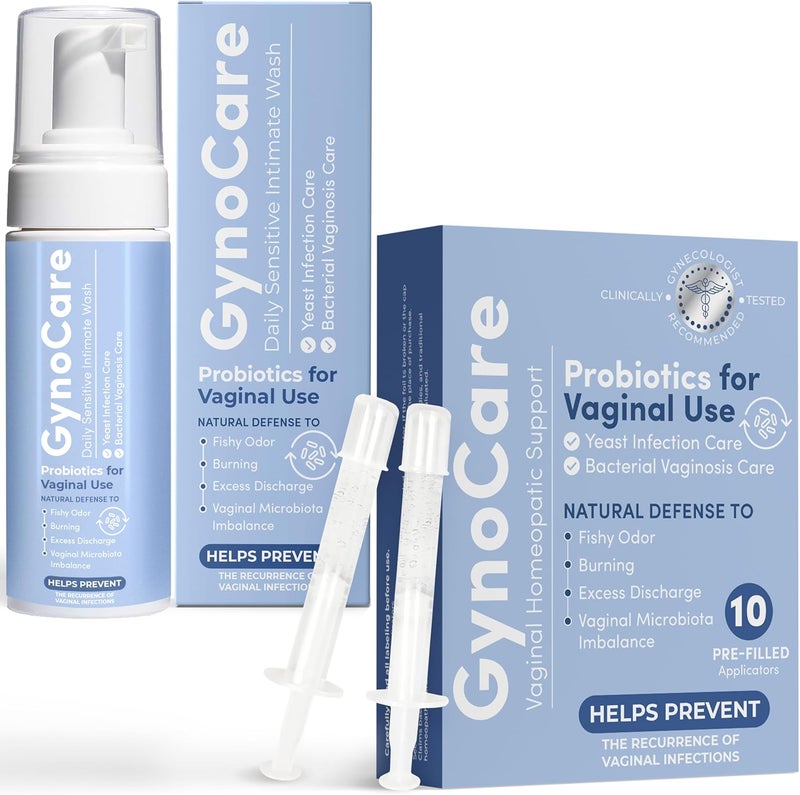Vaginal Probiotic Gel  Yeast Infection  BV Treatment for Women  for Vaginal Odor Elimination  Vaginal Health  Feminine Wash for Women  Probiotic for Women  Daily Vaginal Probiotics Cleanser
