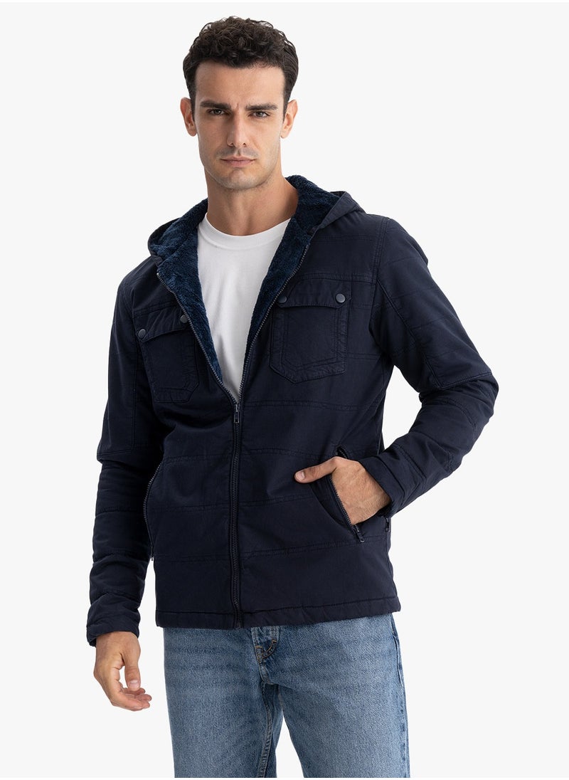 clever - Jacket Gabardine Men's - Head Cove - Sleeve Zippers -Blue - Image 1