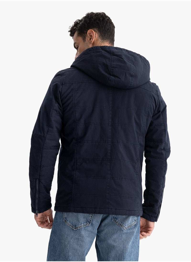 clever - Jacket Gabardine Men's - Head Cove - Sleeve Zippers -Blue - Image 1
