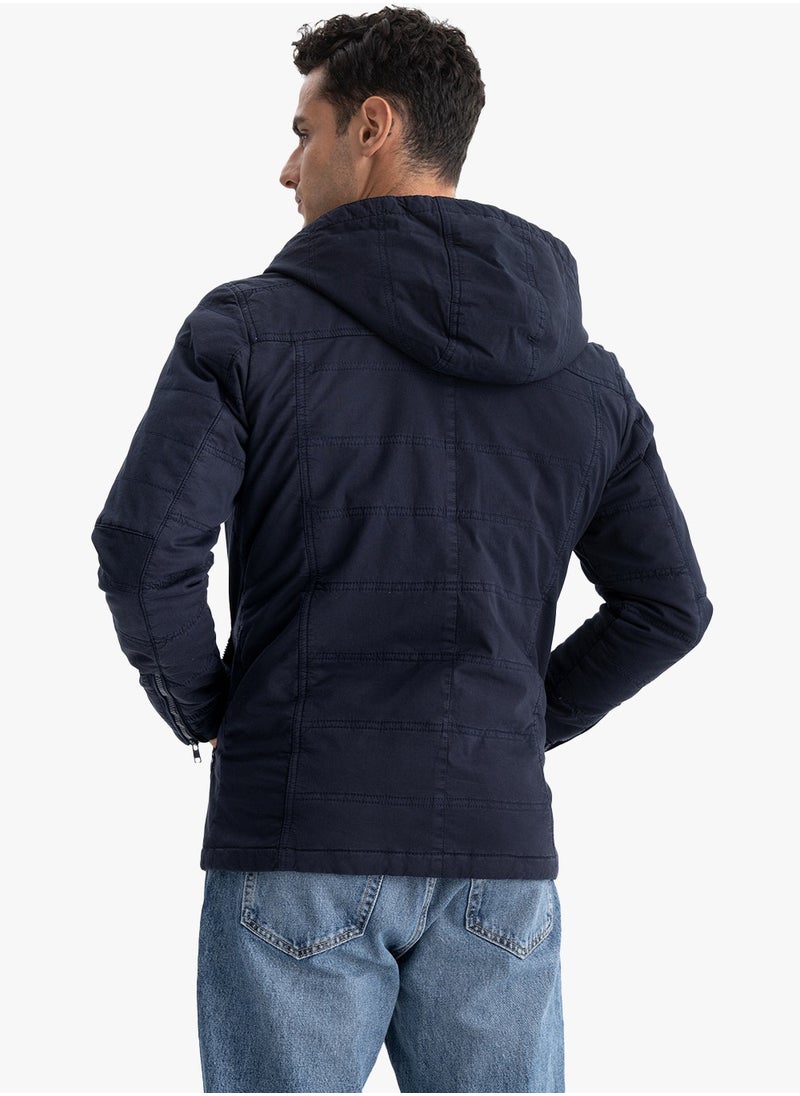 clever - Jacket Gabardine Men's - Head Cove - Sleeve Zippers -Blue - Image 1
