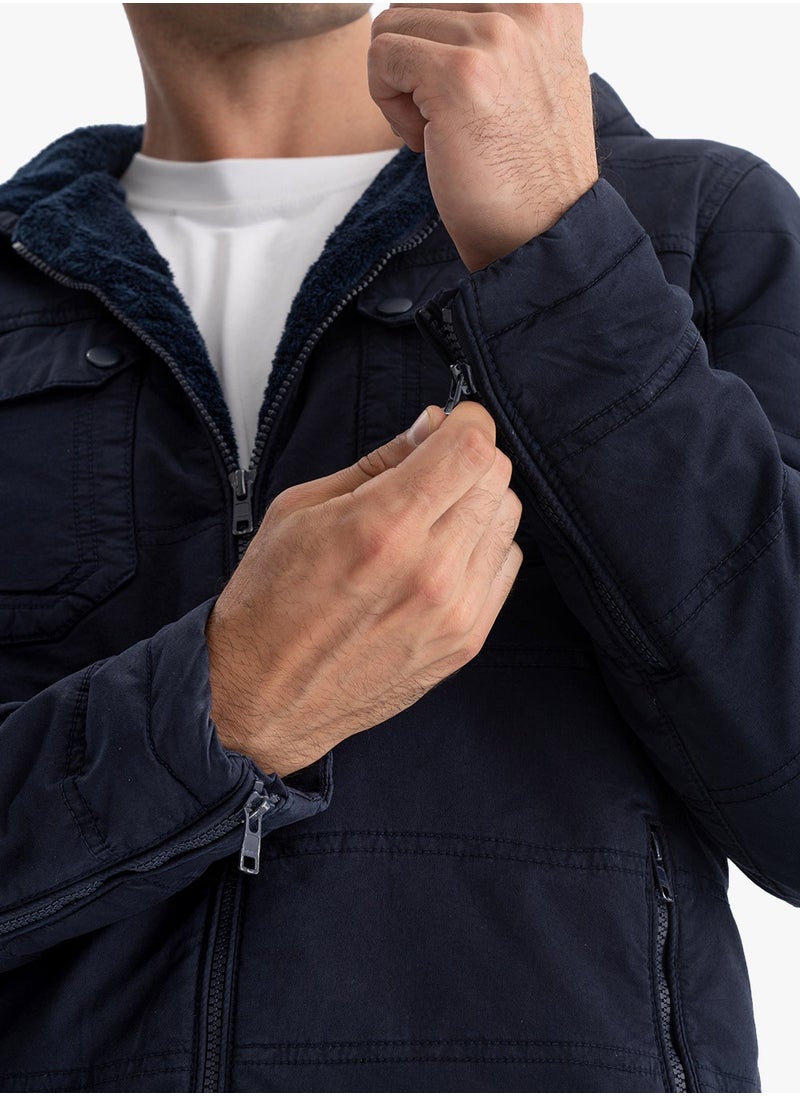 clever - Jacket Gabardine Men's - Head Cove - Sleeve Zippers -Blue - Image 1