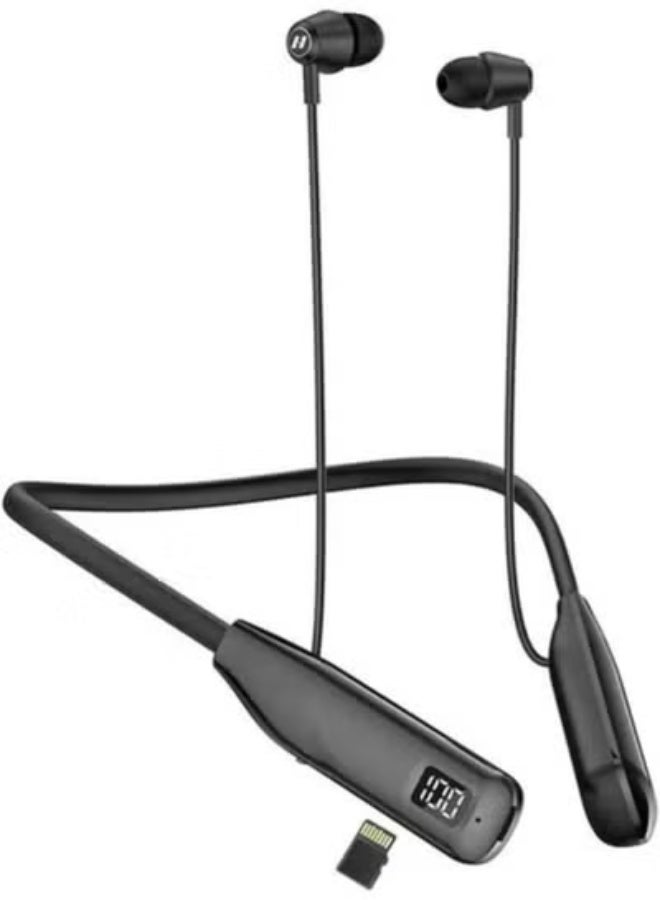 HainoTeko HN-110 Bluetooth Neckband – Wireless Neckband Earphones with Deep Bass Sound, Advanced Noise Reduction Mic, Long Battery Life, Magnetic Earbuds for Secure Fit, Perfect for Music, Calls & Workouts – Lightweight, Flexible & Comfortable Design - Image 3