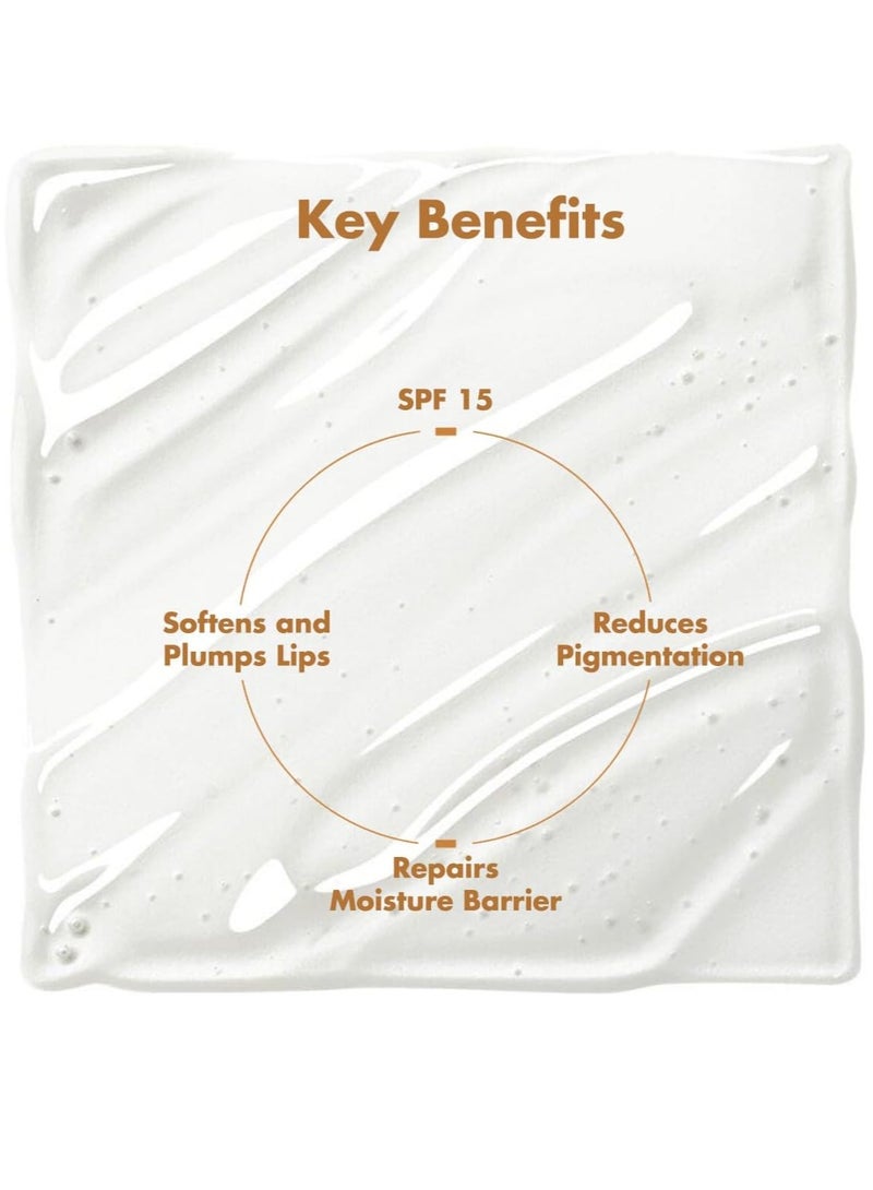 كيميائي واعي مرطب شفاه ببتيد من كونشوس كيميست - شفاه غنية بعامل حماية من الشمس ١٥ | ١٥ غرام | كريمة الفانيليا - Image 5