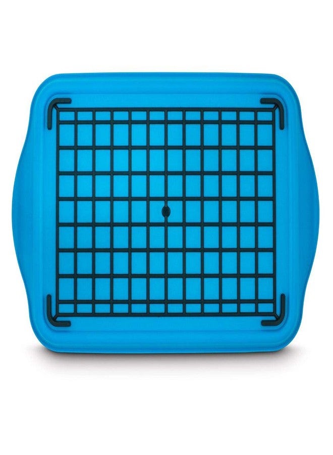 Freelance Anti Slip Serving Tray - 44 x 29 cm - Blue - Non-Slip Rubber Surface, Break-Resistant - Versatile Anti Skid PP Plastic Kitchen & Dining/Coffee Table Trays for Breakfast/Food/Tea - Image 3