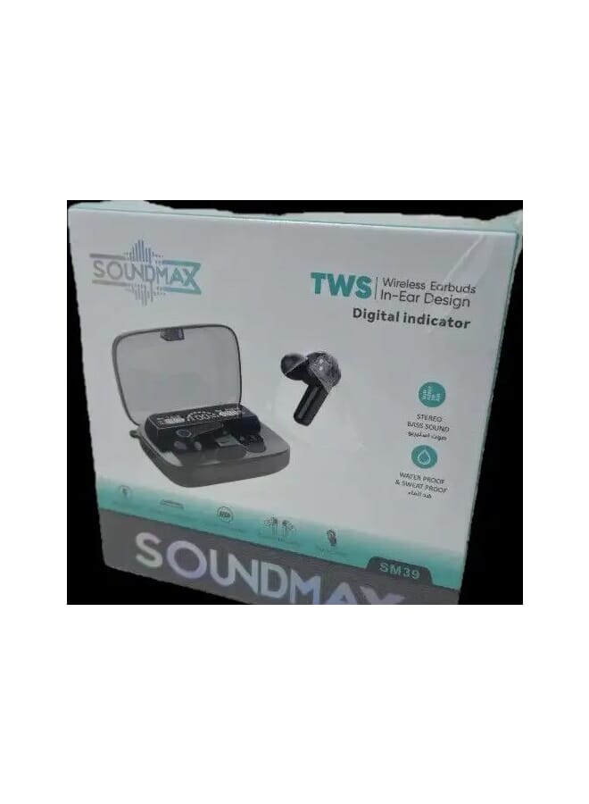 Soundmax Wireless Bluetooth Headphones, 13mm Driver Units, Simple & Sensitive Touch Control - Image 2