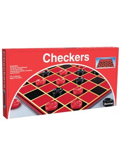 Pressman Checkers -- Classic Game With Folding Board and Interlocking Checkers, 2 Players