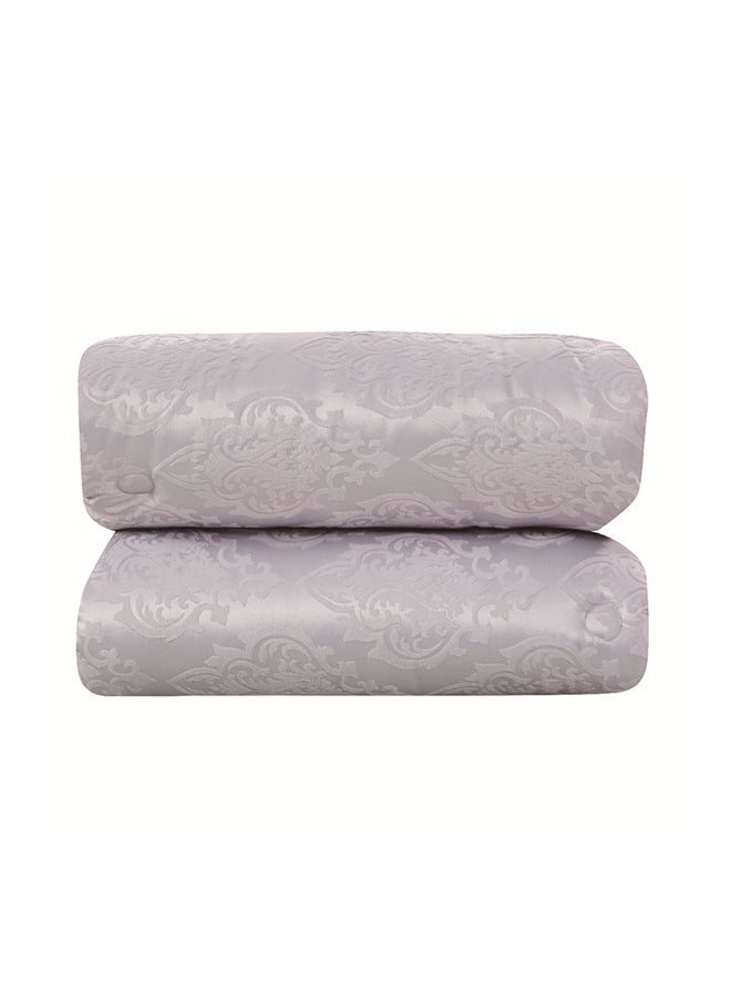 Hours - Comforter Set With Soft Silky Jacquard Fabric And A Modern And Distinctive Pattern That Satisfies All Tastes 8 Pieces King Size - Image 1