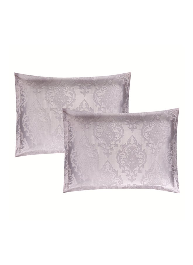 Hours - Comforter Set With Soft Silky Jacquard Fabric And A Modern And Distinctive Pattern That Satisfies All Tastes 8 Pieces King Size - Image 1