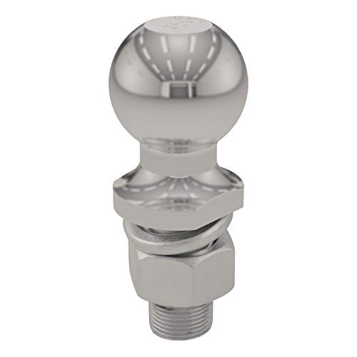 Curt كرة سحب مقطورة من الفولاذ المقاوم للصدأ CURT 40083، 6,000 رطل، قطر 2 بوصة، عمود 1 × 2-1/8 بوصة - Image 4