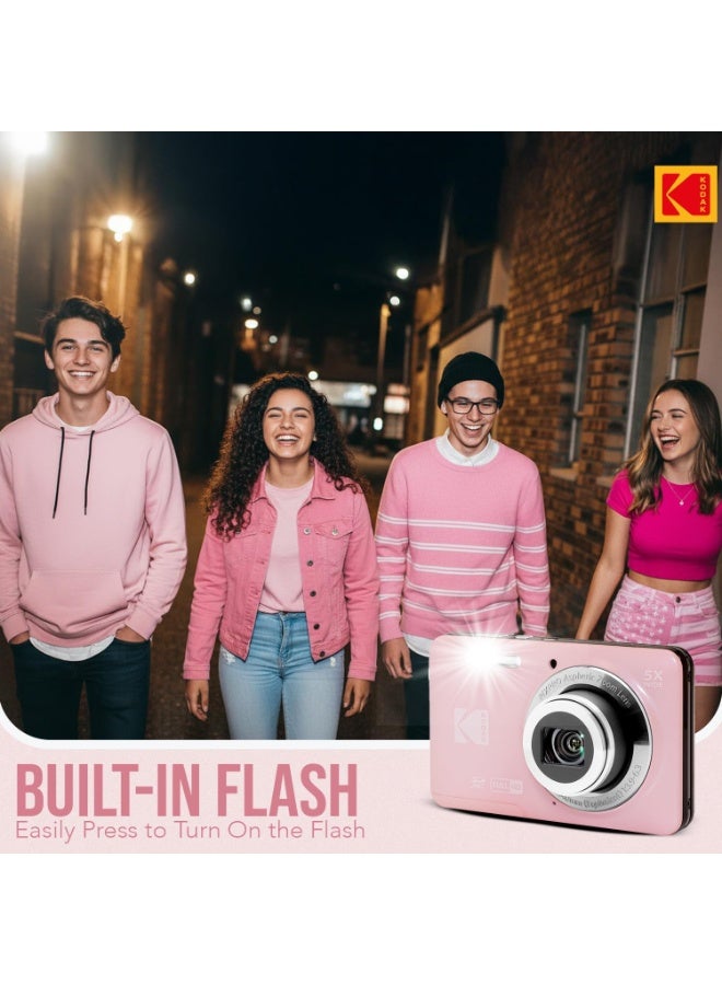 Kodak FZ55 Digital Camera Pink - Image 5