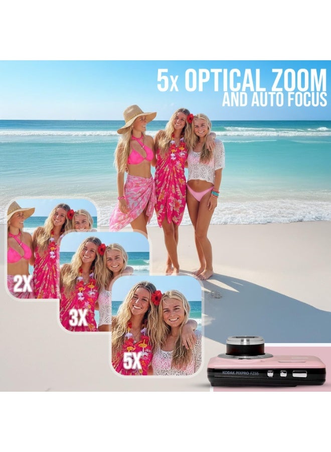 Kodak FZ55 Digital Camera Pink - Image 4