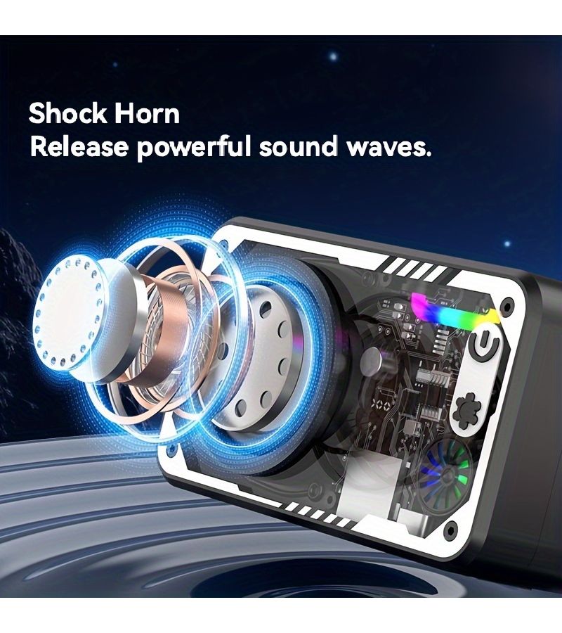 White Wireless Speaker Portable Mini Mechanical Style Cool Bluetooth Speaker - Image 2
