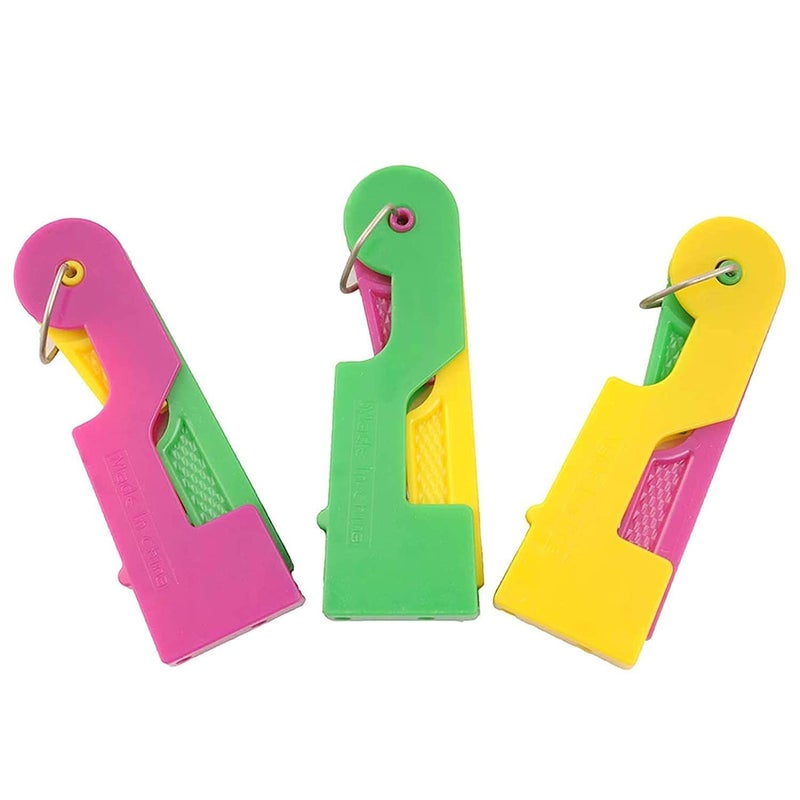 Avenn Avenn Needle Threader Tool Plastic Press and Thread Device Tailoring and Sewing Kit Tool Self Needle Threader Tool at Home Multicolor Pack of 3 - Image 4