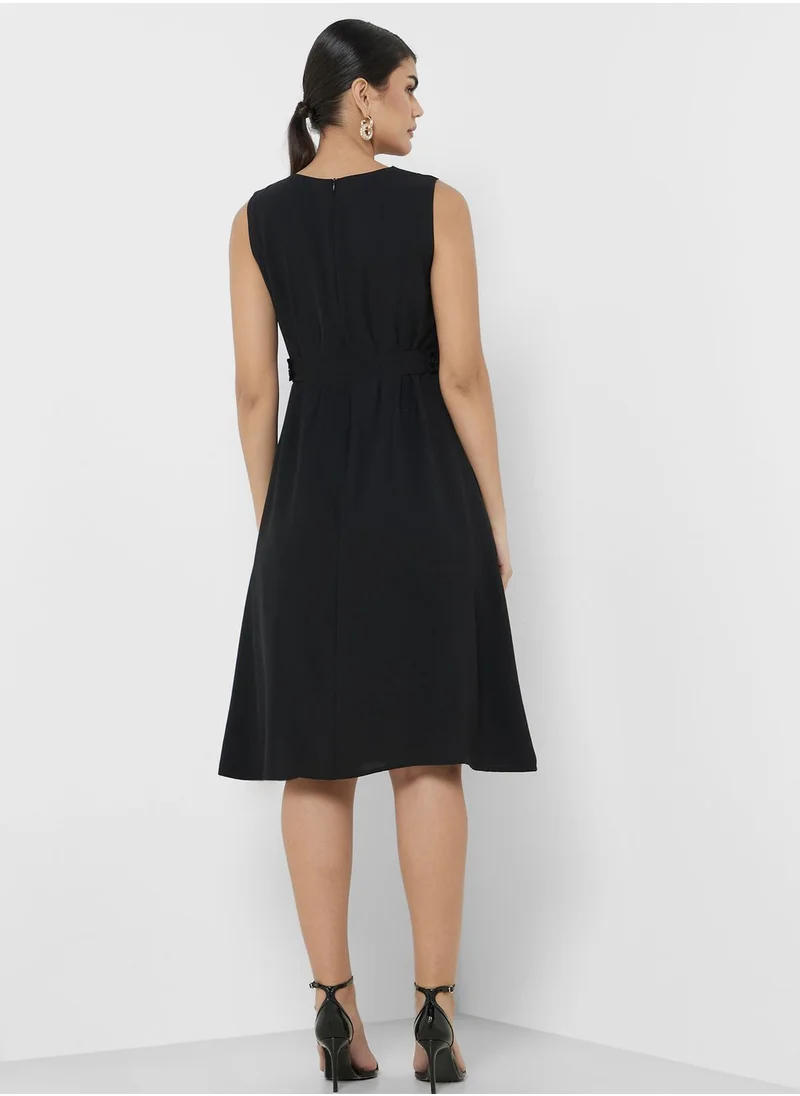 ELLA Sleeveless A-Line Dress