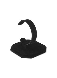 Watch and Jewelry Display Stand, Black C-Type Organizer for Men’s Necklace, Bracelet, and Watches