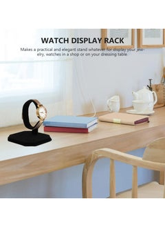 Oasisgalore Watch and Jewelry Display Stand, Black C-Type Organizer for Men’s Necklace, Bracelet, and Watches  - Image 5