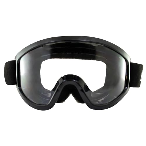 Birdz Eyewear Vulture OTG Fit-Over Motorcycle Goggles Kit Black Frame Yellow Clear & Smoke Lens - Image 3