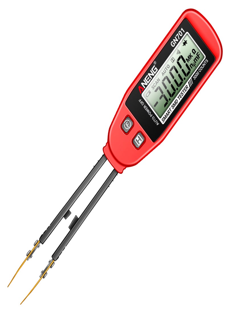 ANENG GN701 Smart SMD Tester 3000 Counts Multimeter Handheld Patch Test Resistance Capacitance Continuity Diode Test Meter Tools - Image 1