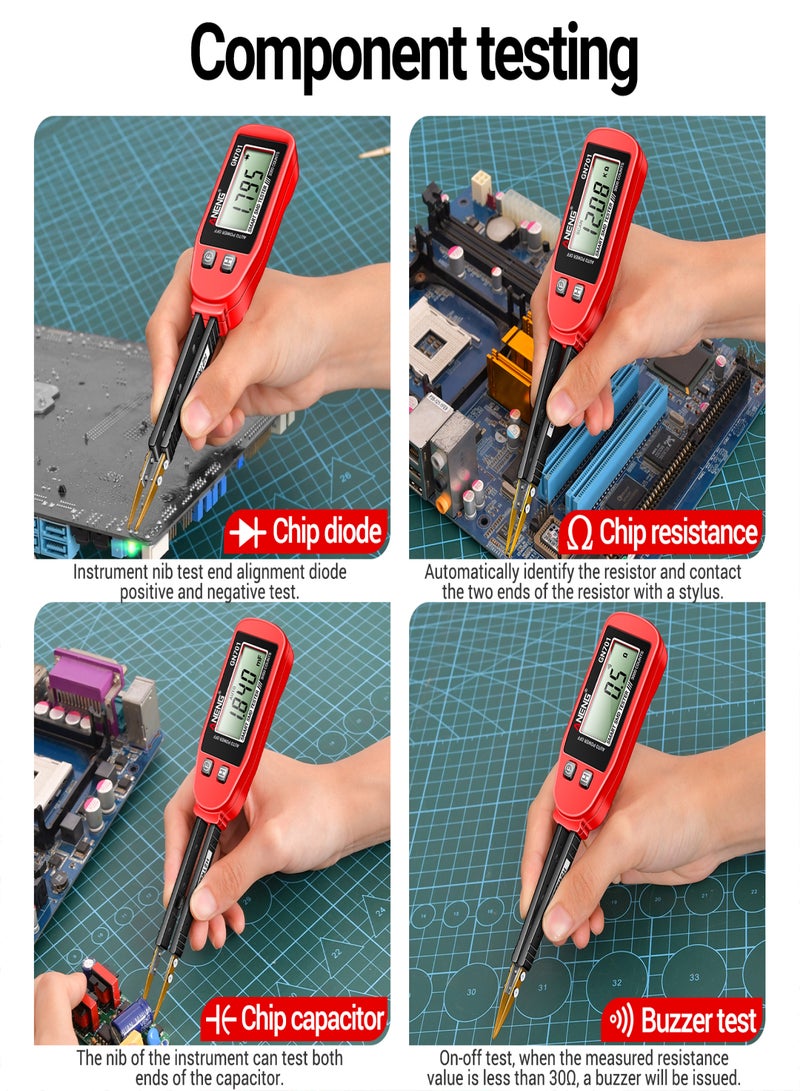 ANENG GN701 Smart SMD Tester 3000 Counts Multimeter Handheld Patch Test Resistance Capacitance Continuity Diode Test Meter Tools - Image 2