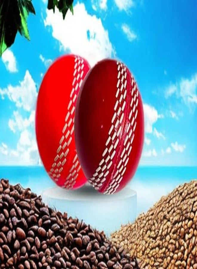 Fazzul Cricket Ball Wind Ball Synthetic Rubber Ball Pack of 2 (FGTWB) - Image 1