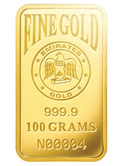 Emirates Gold Varnika Jewellery 100g Gold Bar Fine Gold 999.9 Purity  - Image 4