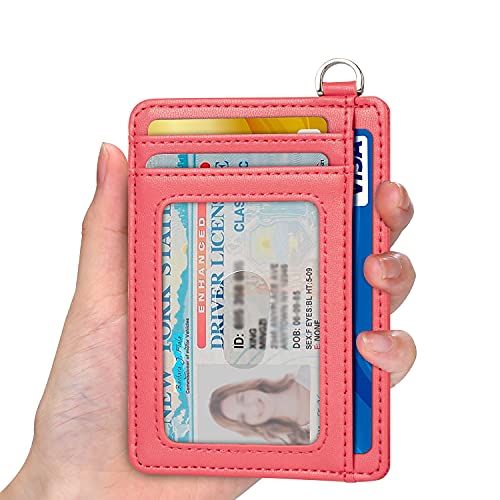 EcoVision Slim Minimalist Front Pocket Wallet, RFID Blocking Credit Card Holder Wallet with Detachable D-Shackle for Men Women - Image 2