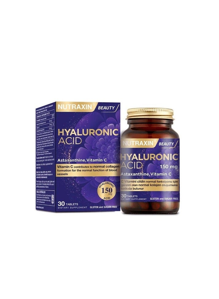 NUTRAXIN Nutraxin Hyaluronic Acid 30 Tablets