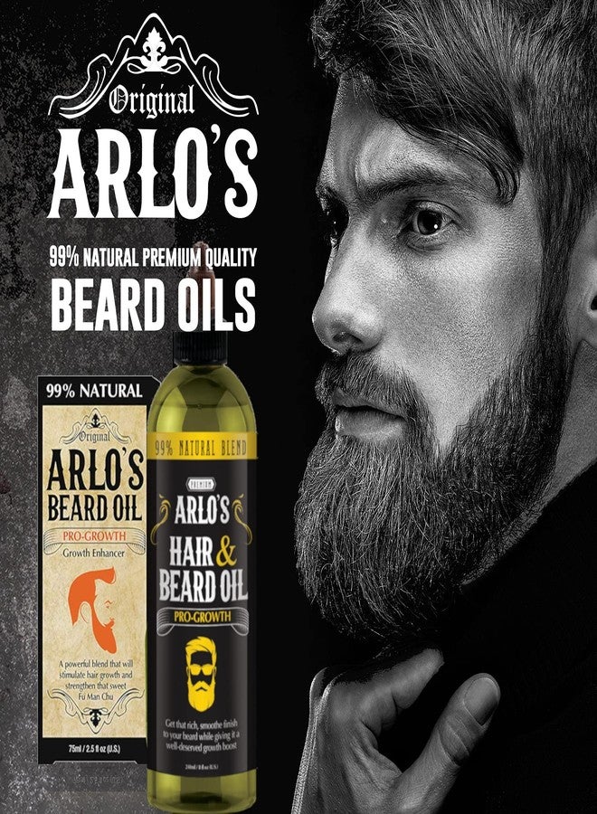 Arlo's Pro-Growth Hair and Beard Oil 8 oz. - Hair Oil, Mustache Oil and Beard Oil Growth - Image 5