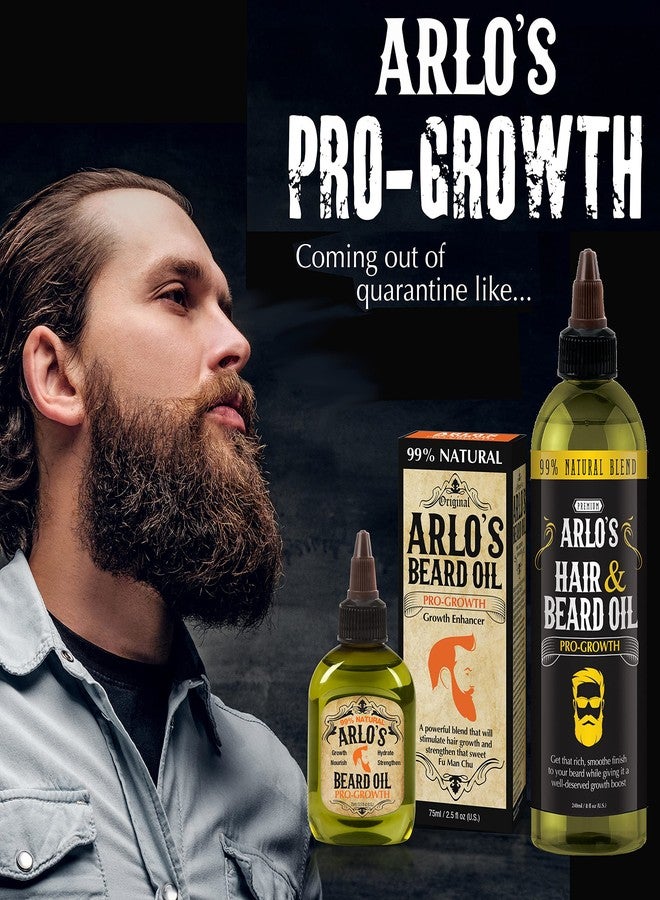 Arlo's Pro-Growth Hair and Beard Oil 8 oz. - Hair Oil, Mustache Oil and Beard Oil Growth - Image 4