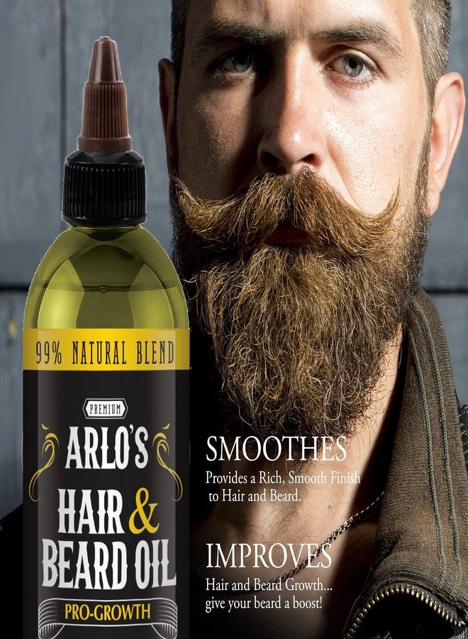 Arlo's Pro-Growth Hair and Beard Oil 8 oz. - Hair Oil, Mustache Oil and Beard Oil Growth - Image 3