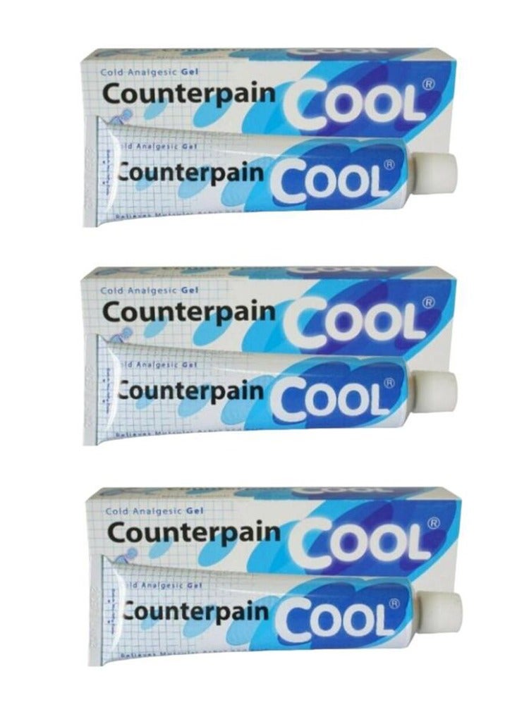 Counterpain جل مسكن بارد يخفف آلام العضلات وآلامها 3×120 جم - Image 1