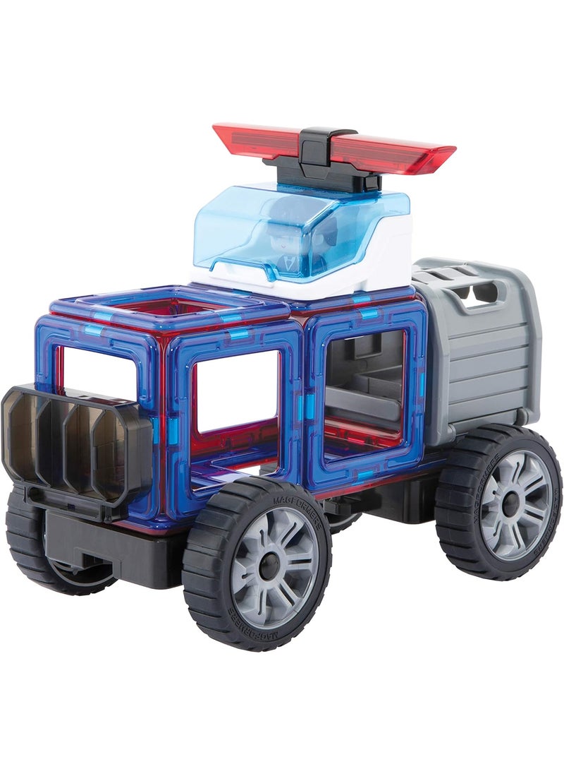 Magformers Magformers Amazing Police and Rescue 26Pc Set  Magnetic Tiles for STEM Development and Critical Thinking  Magnetic Blocks and Building Tiles to Develop ProblemSolving Ability and Shape Recognition  - Image 5