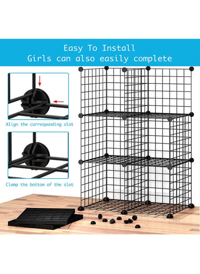 Generic Pet Playpen DIY Small Animal Cage for Indoor Outdoor Use Portable Metal Wire Yard Fence for Puppy Kitten Bunny Turtle Hamster  - Image 4