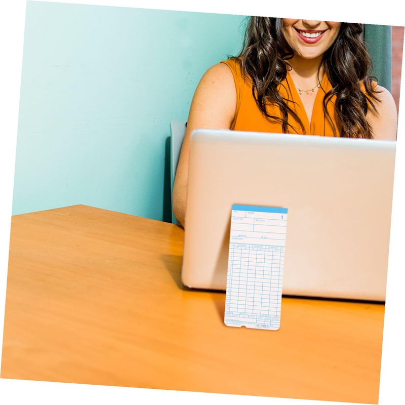 Double Sided Weekly Attendance Time Cards For Payroll Tracking Portable And Practical - Image 5
