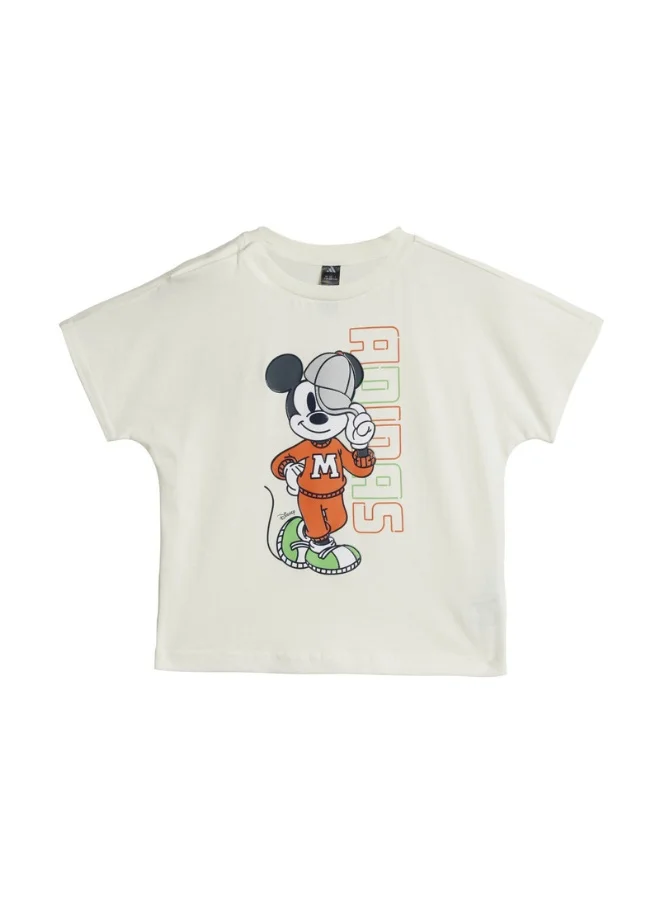 adidas Adidas I Dy Mm T White T-Shirt (Short Sleeve) T-Shirts For Kids