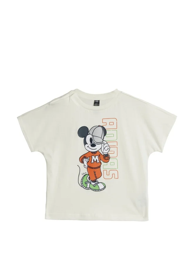 adidas Adidas I Dy Mm T White T-Shirt (Short Sleeve) T-Shirts For Kids