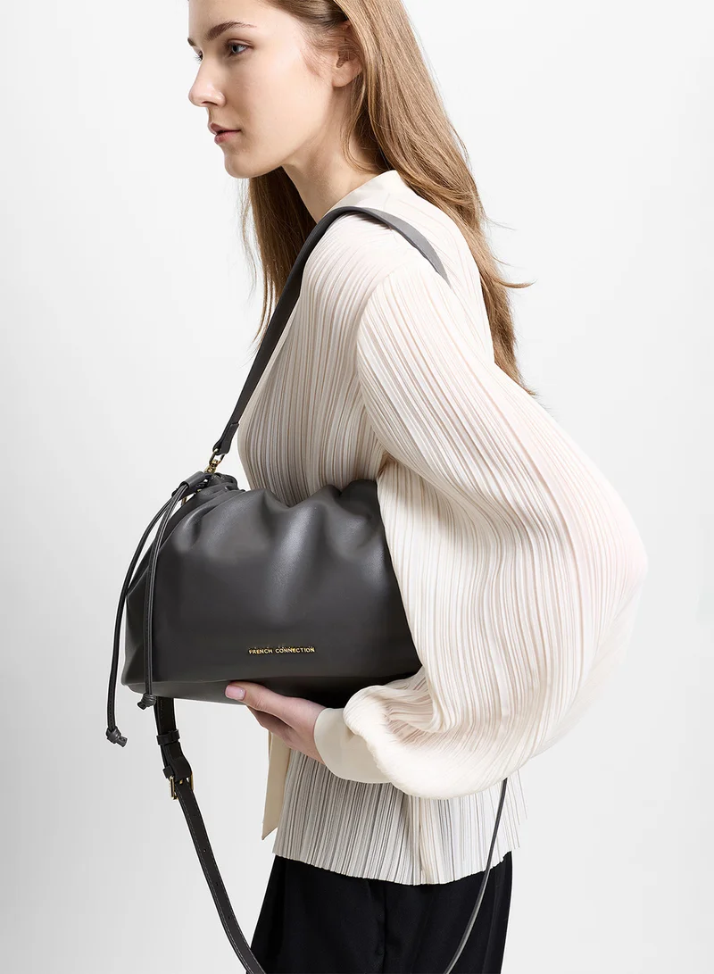 French Connection Women Grey Isabeau Shoulder Bag