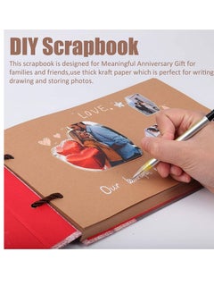 SYOSI Our Adventure Book Pixar Up Handmade DIY Family Scrapbook Photo Album Expandable 11.6x7.5 Inches 80 Pages with Storage Box Accessories Kit  - Image 2