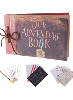 SYOSI Our Adventure Book Pixar Up Handmade DIY Family Scrapbook Photo Album Expandable 11.6x7.5 Inches 80 Pages with Storage Box Accessories Kit  - Image 1