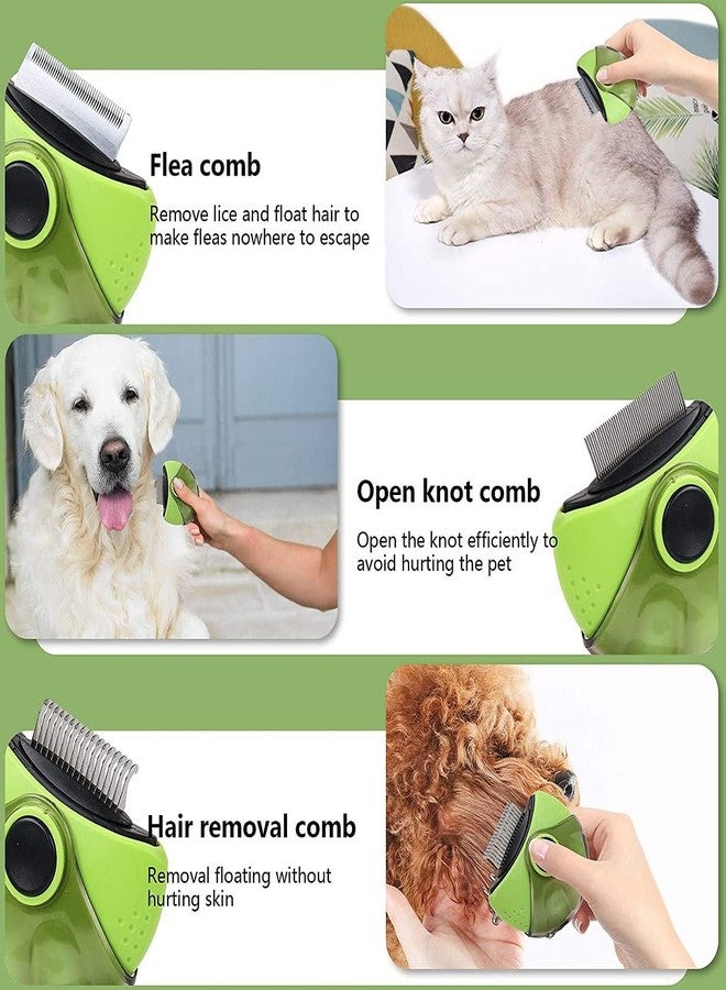 Mixen Cat Comb Dog Hair Brush, 3 in 1 Small Animal Grooming Tool, Shedding Comb for Dogs, Cats& Rabbit - Undercoat Brush for Short Hair Pets - You Can Take Care Your Pet Anywhere || Multi - Image 5