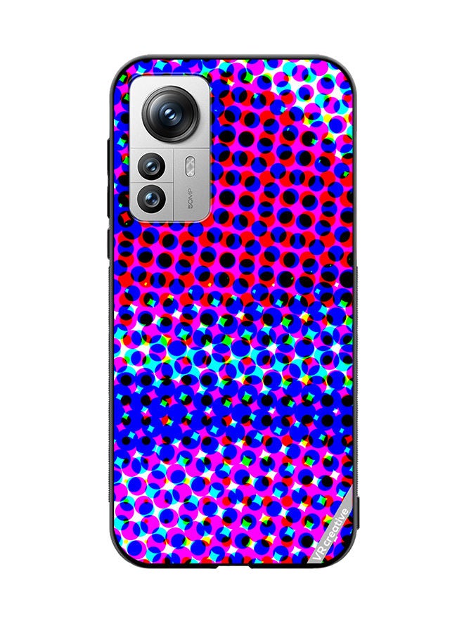 VR CREATIVE Protective Case Cover For Xiaomi 12X Fun Beautiful Retro Pop Art Design Multicolour - Image 1