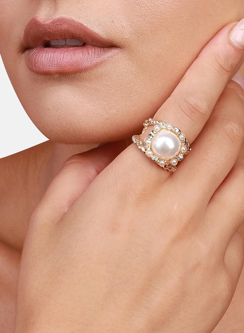 SOHI Bling Circlet Artificial Ring Jewellery