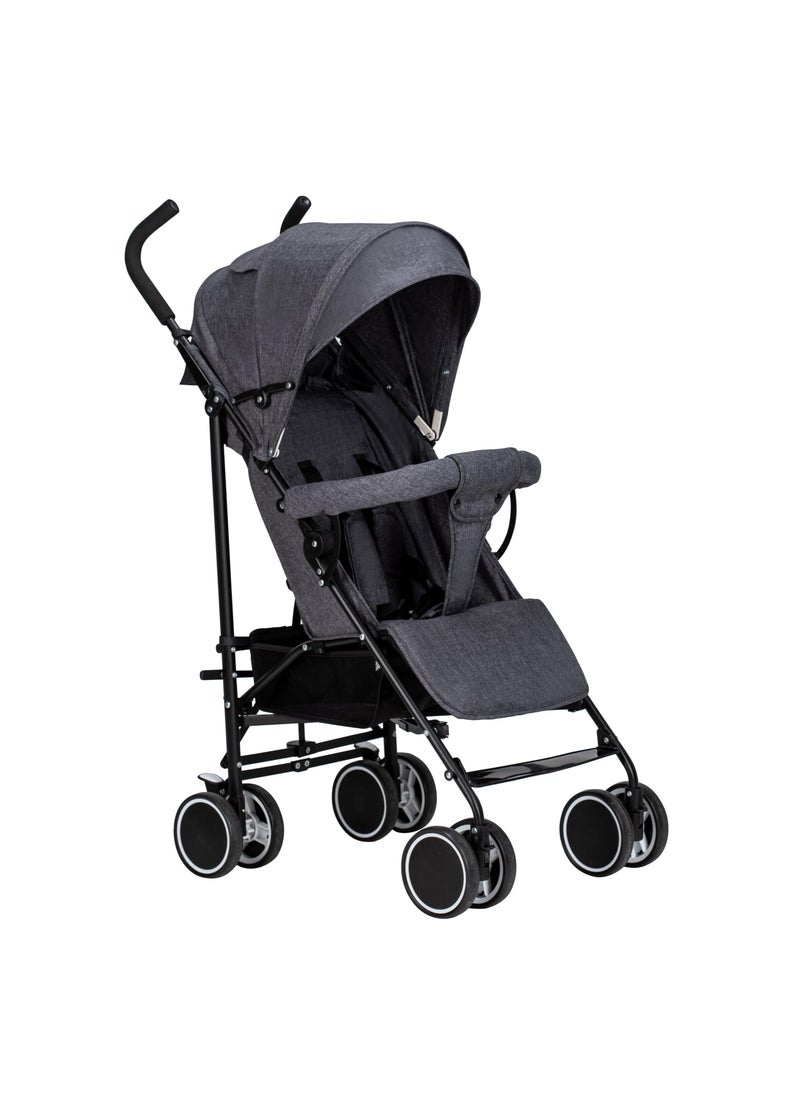 Generic - Chicco gray crutch stroller with double padding for the child's comfort while sitting and sleeping and has a storage basket for the child's essentials during the trip - Image 1