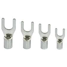 AR TAPES & PLASTICS AR Tapes terminals Copper Cable Fork Type (Size 4 and 6 sq.mm) Lugs Having 4mm Stud Hole Non Insulated-Ring Type Wire Connector -Pack of 10 - Image 2