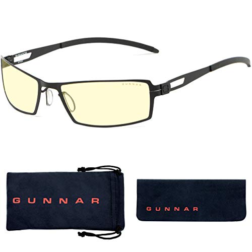 GUNNAR - Premium Gaming and Computer Glasses - Blocks 65% Blue Light - SheaDog, Onyx, Amber Tint - Image 4