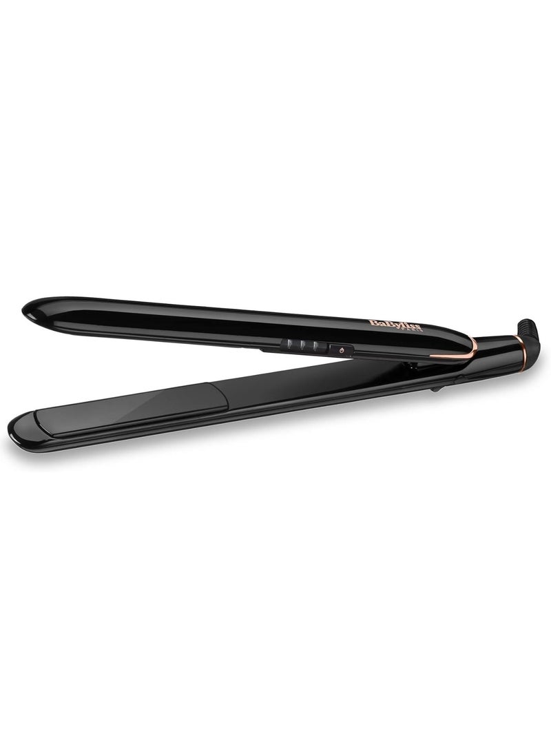 BaByliss Smooth Finish 230 Hair Straightener, Titanium Ceramic Plates For Efficient Straightening, Adjustable Temperature Settings For Versatile Styling, Salon-quality Results At Home, ST250SDE - Black 25 MMgrams - Image 3