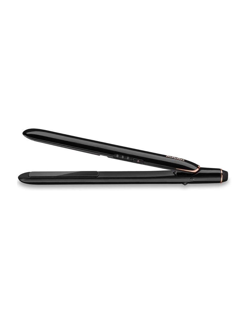 BaByliss Smooth Finish 230 Hair Straightener, Titanium Ceramic Plates For Efficient Straightening, Adjustable Temperature Settings For Versatile Styling, Salon-quality Results At Home, ST250SDE - Black 25 MMgrams - Image 2