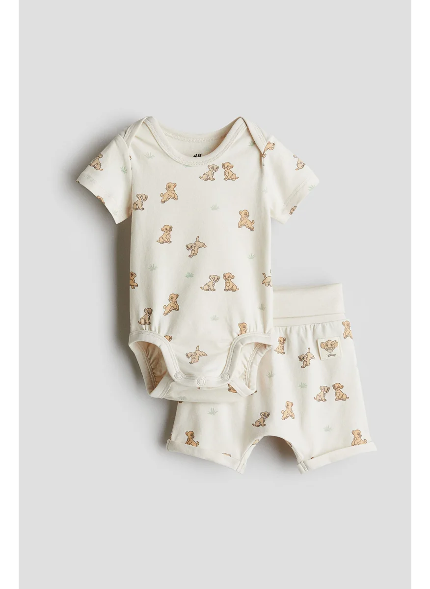 H&M 2-Piece Print-Motif Set