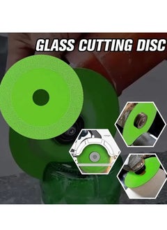 KASTWAVE Glass Cutting Disc, Diamond Tile Blade Cutting Wheel Porcelain Saw Super Thin 4" for Smooth Cutting, Chambering, and Grinding of Glass, Jade, Crystal, and Bottles 7 Pcs  - Image 2