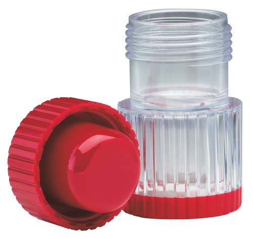 Acu-Life Pill Crusher and Grinder, Daily Usage, Safely Crushes Pills, Vitamins, Tablets, Accurate and Easy to Use, Includes Storage Container, Transparent/Red, BPA Free - Image 2